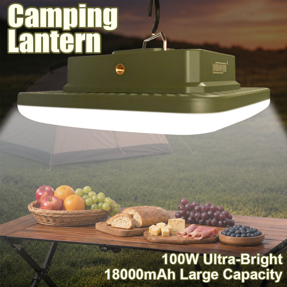 Renewable Energy Sources - Linterna de Camping de 18000mAh, Luz