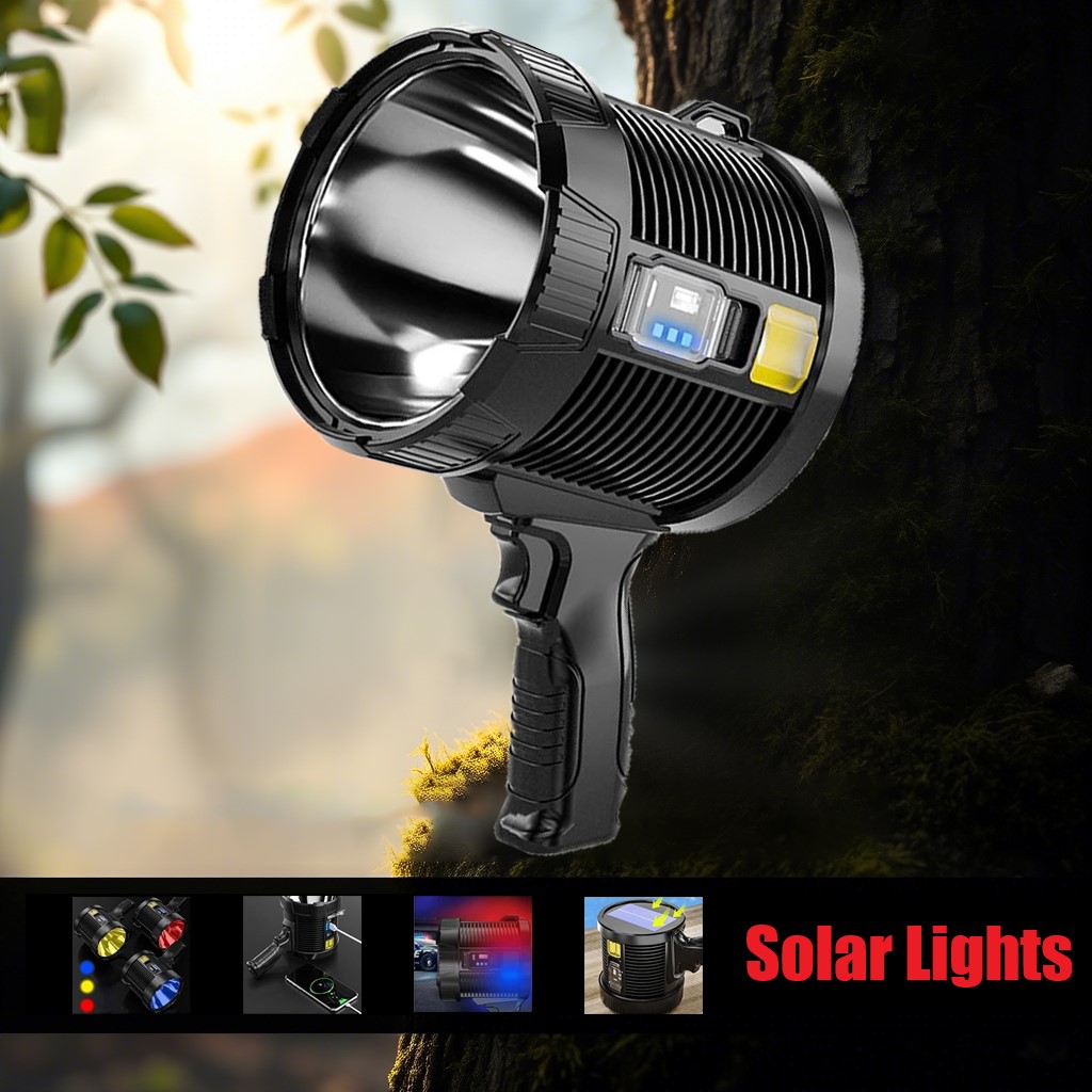 Renewable Energy Source - Linterna LED ultra brillante XHP90, reflector