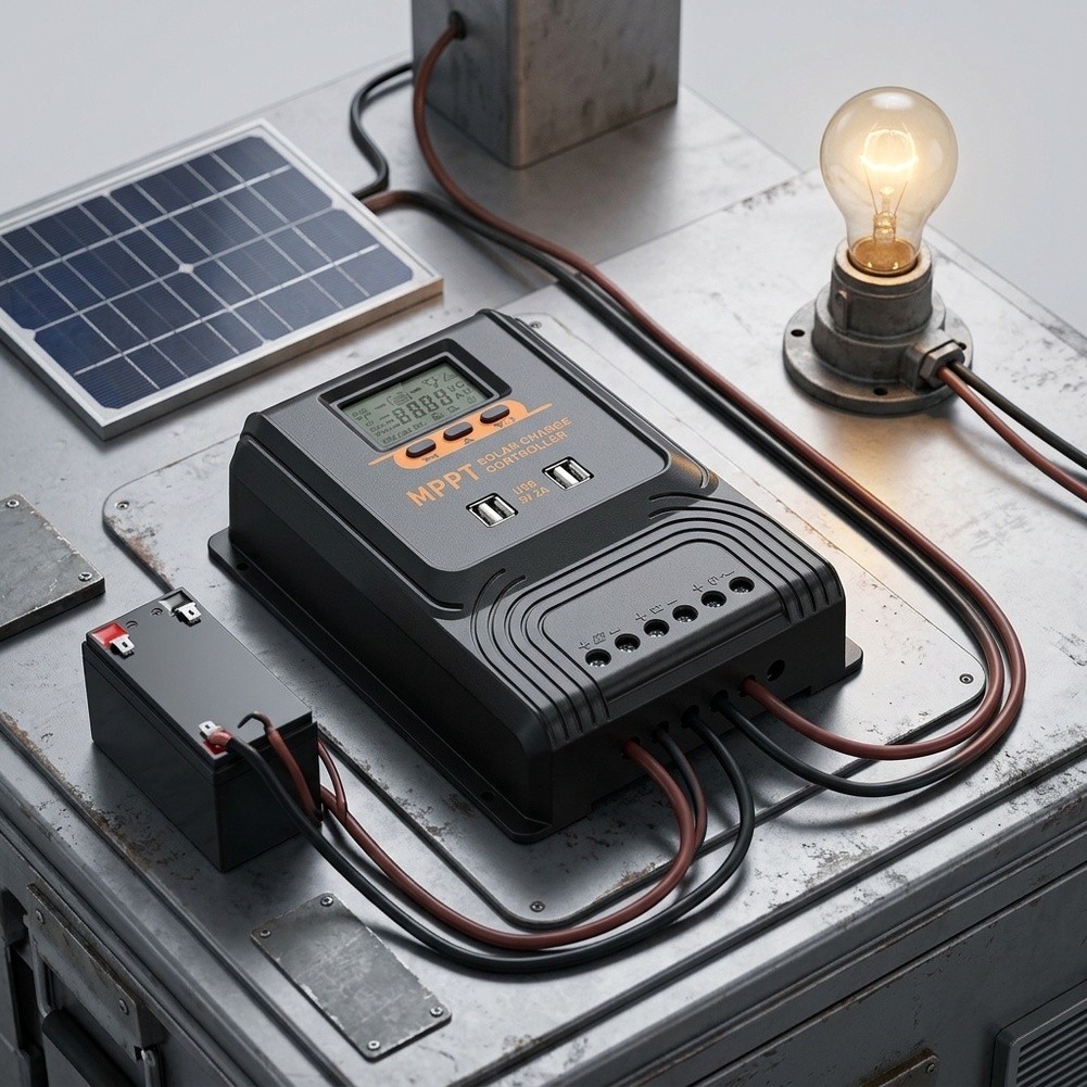 Renewable Energy Project - Controlador de Carga Solar PWM de