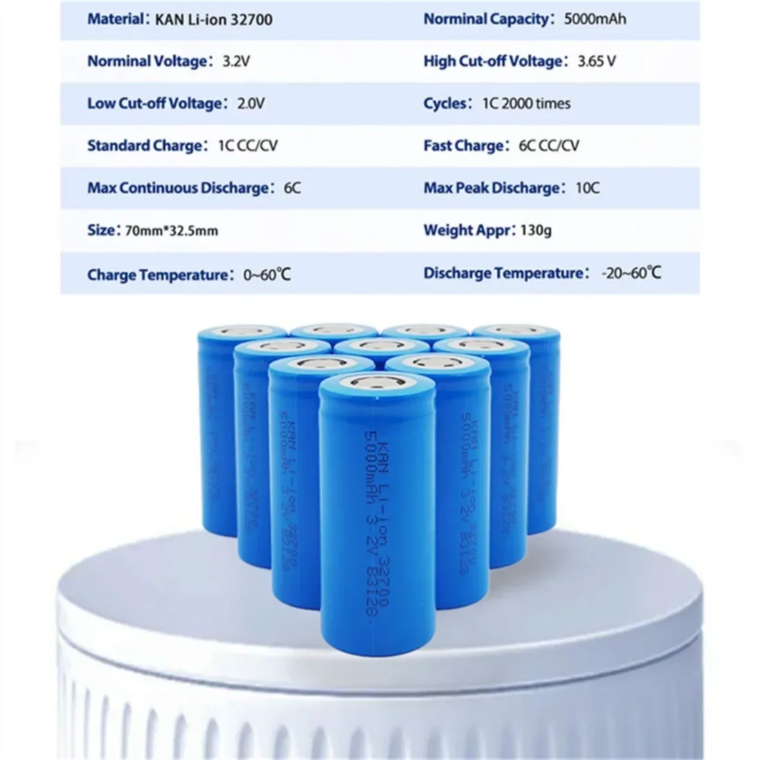 Batería LiFePO4 32700 de Alta  - Renewable Energy Project reseña y precio