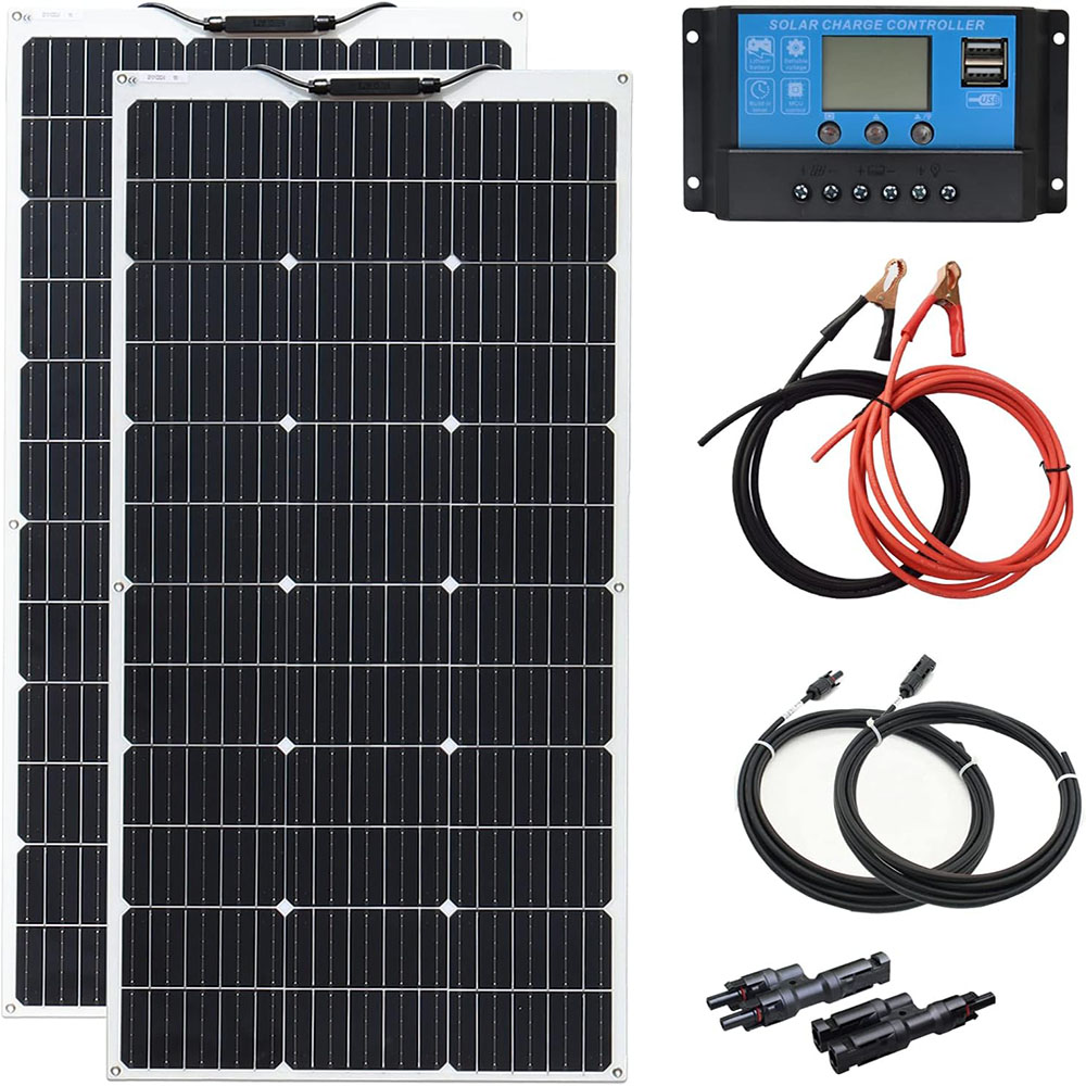 Paneles solares de 200w Panel  - Rv Solar Kit 400W reseña y precio
