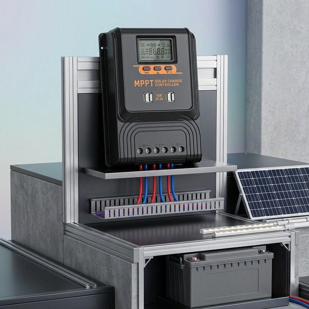 Controlador de Carga Solar PWM - Renewable Energy Project reseña y precio