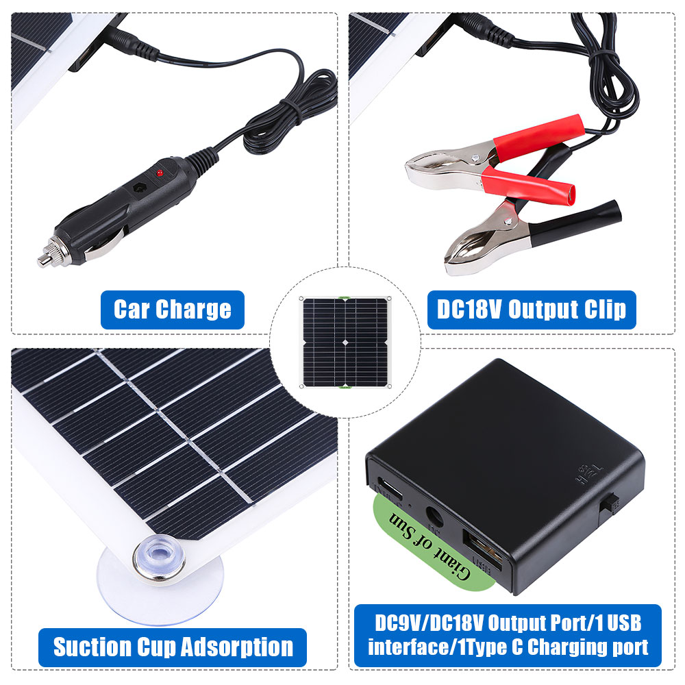 Kit de Panel Solar Portátil de - Rv Solar Kit 400W reseña y precio