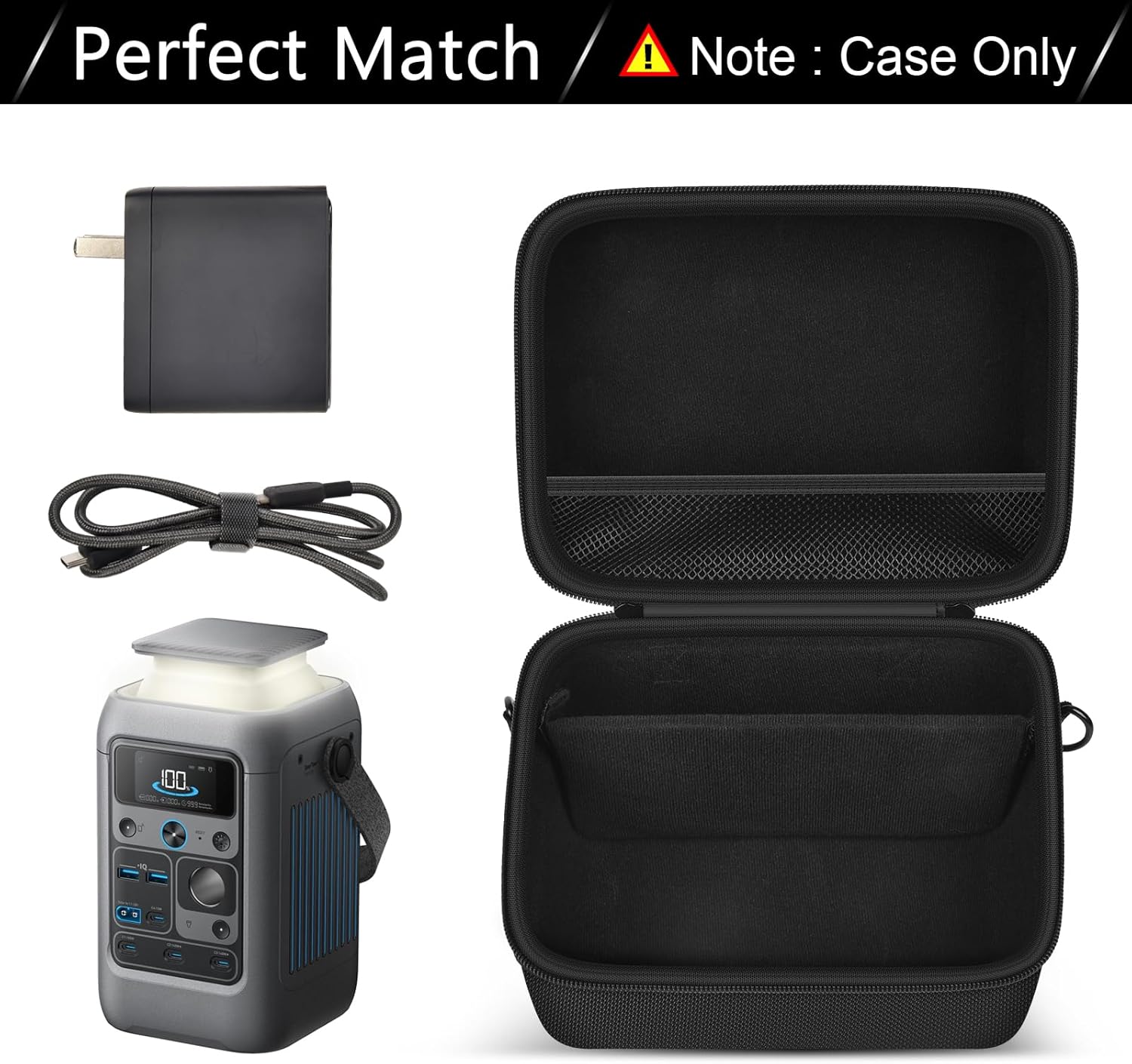 Bolsa de almacenamiento para e - Anker Power Station Solix C1000 reseña y precio